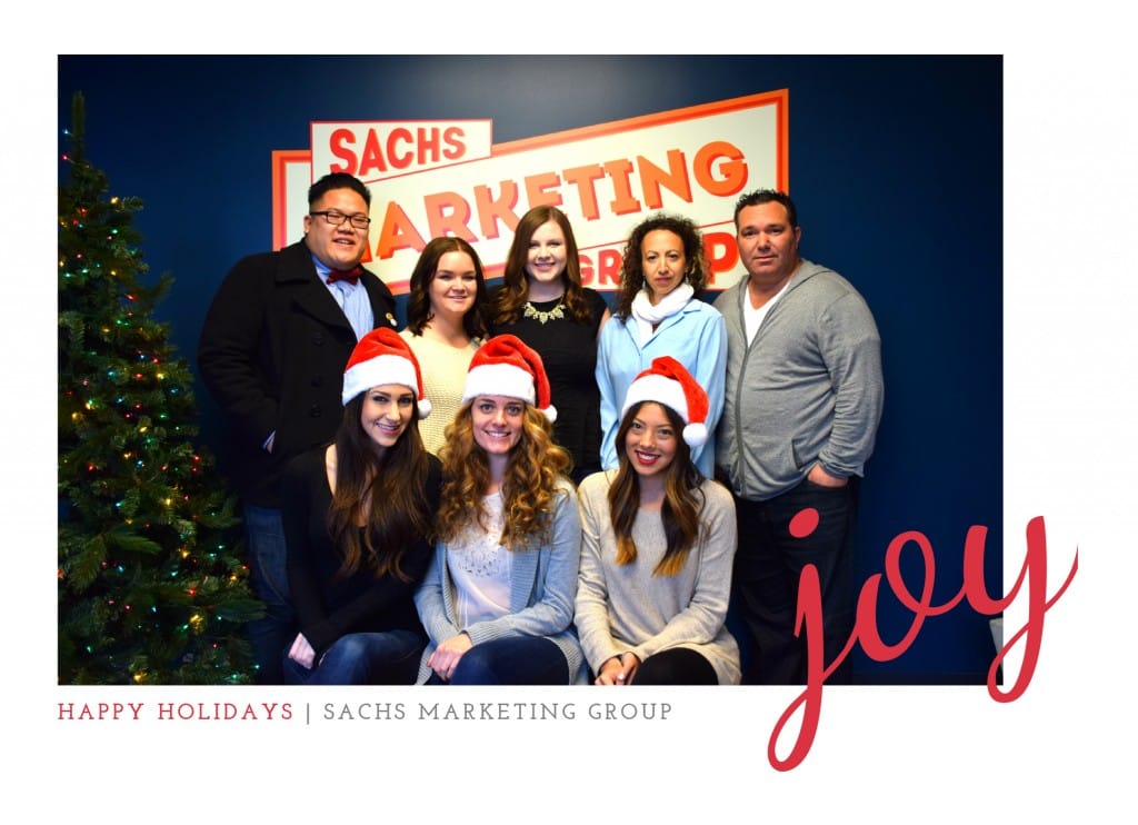 Happy Holidays from Sachs Marketing Group!