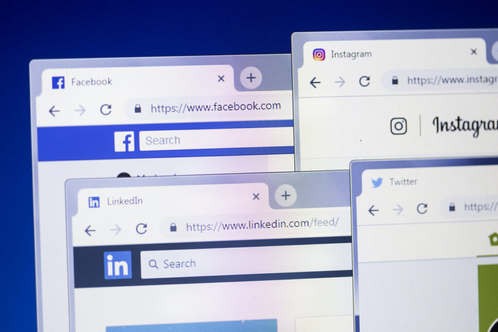 Paid Social Media Advertising platforms - facebook, instagram, linkedin, twitter
