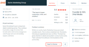 clutch reviews sachs marketing group