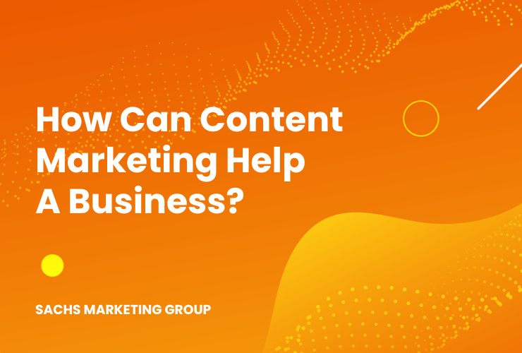 orange bg with text "How Can Content Marketing Help A Business"