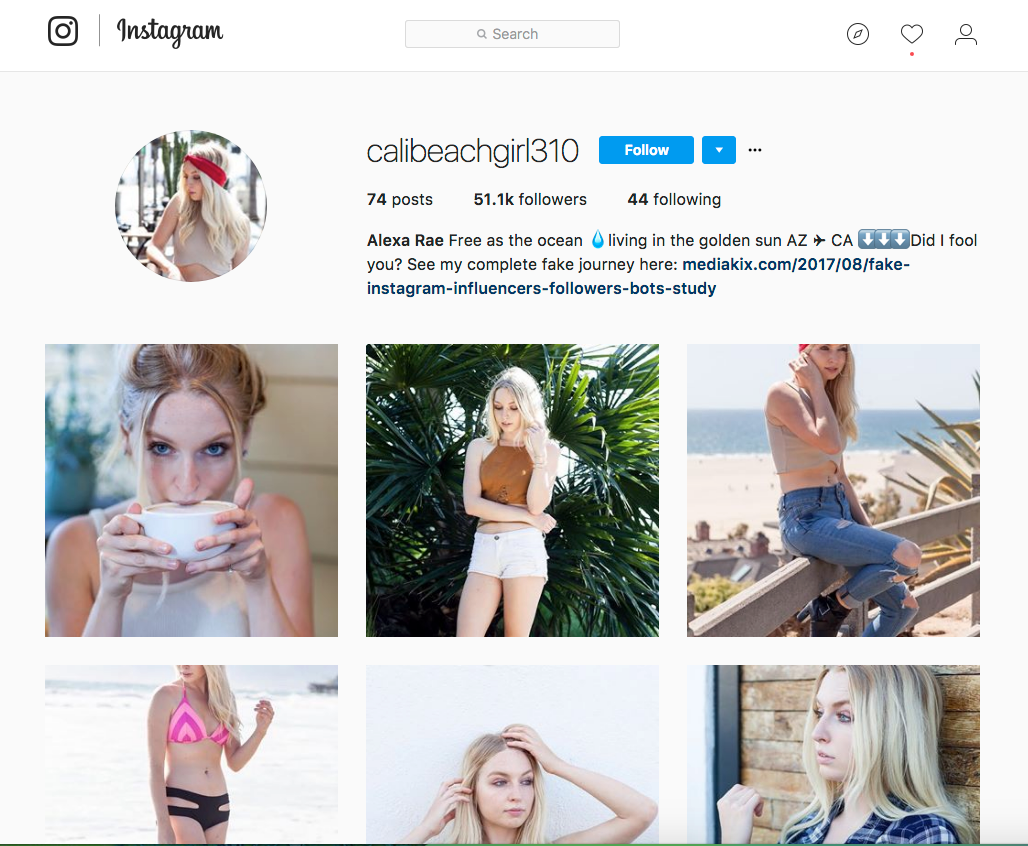 calibeachgirl310 Instagram