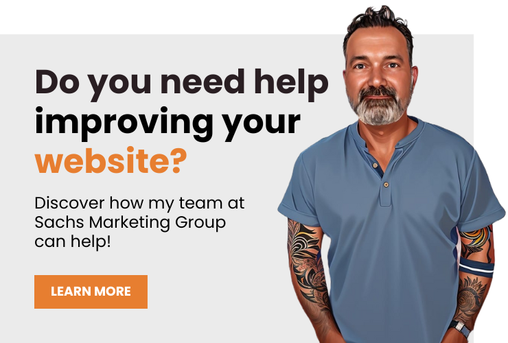 Eric Sachs "Do you need help improving your website?"