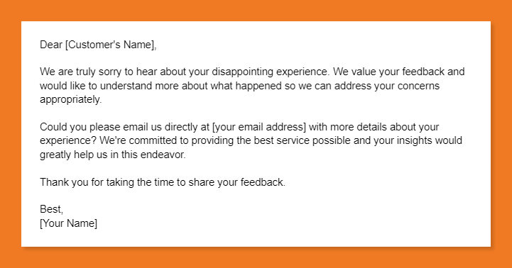 seek clarification from reviewer